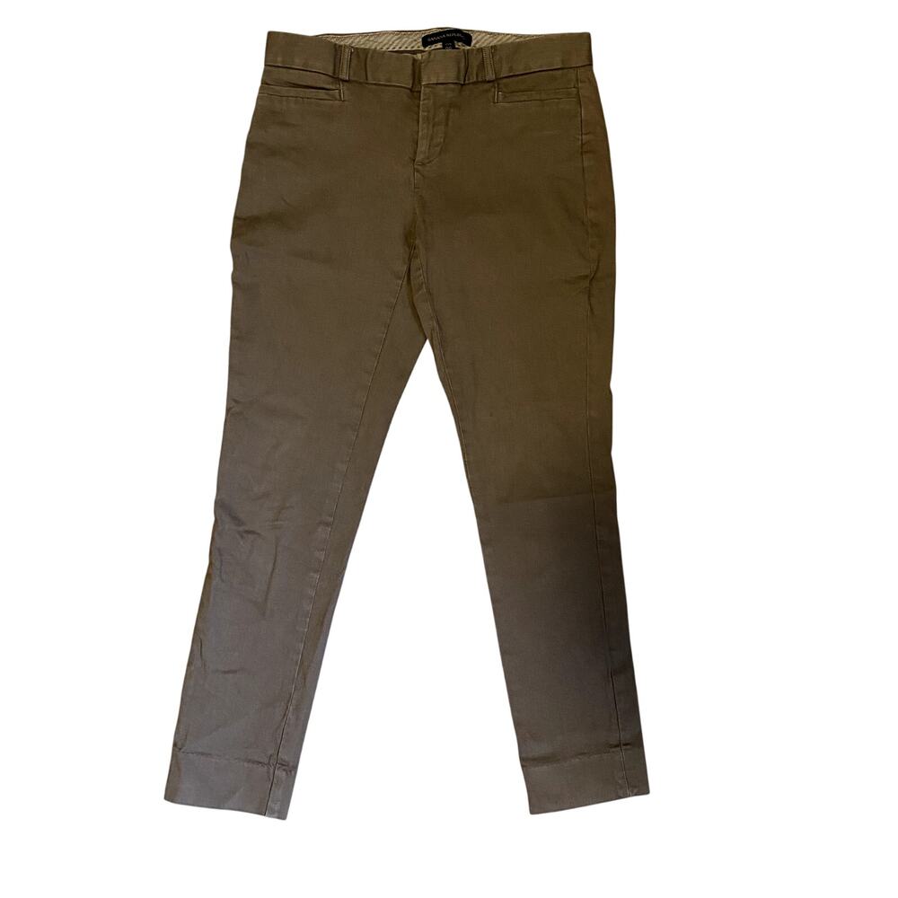 Banana Republic Petite Pants Women’s 00 Khaki Stretch Chino